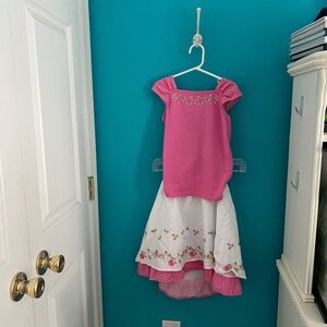 Gymboree matching longer skirt and shirt